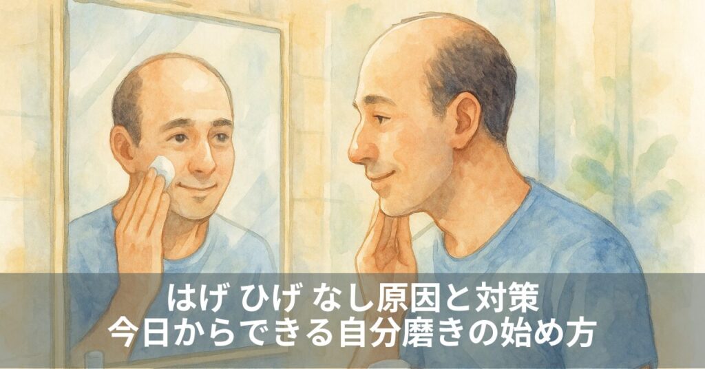はげ ひげ なし｜原因と対策＆今日からできる自分磨きの始め方